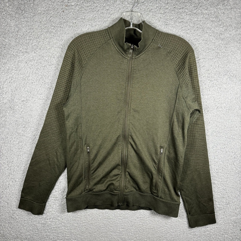 Lululemon Mens Metal Vent Tech Full Zip Jacket Olive Green Size Medium M